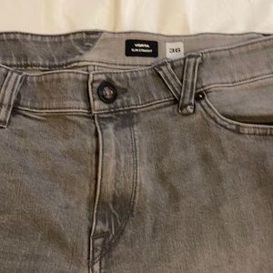 Volcom Slim/Straight Gray Jeans Sz 36